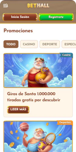 Bethall casino Bonificaciones